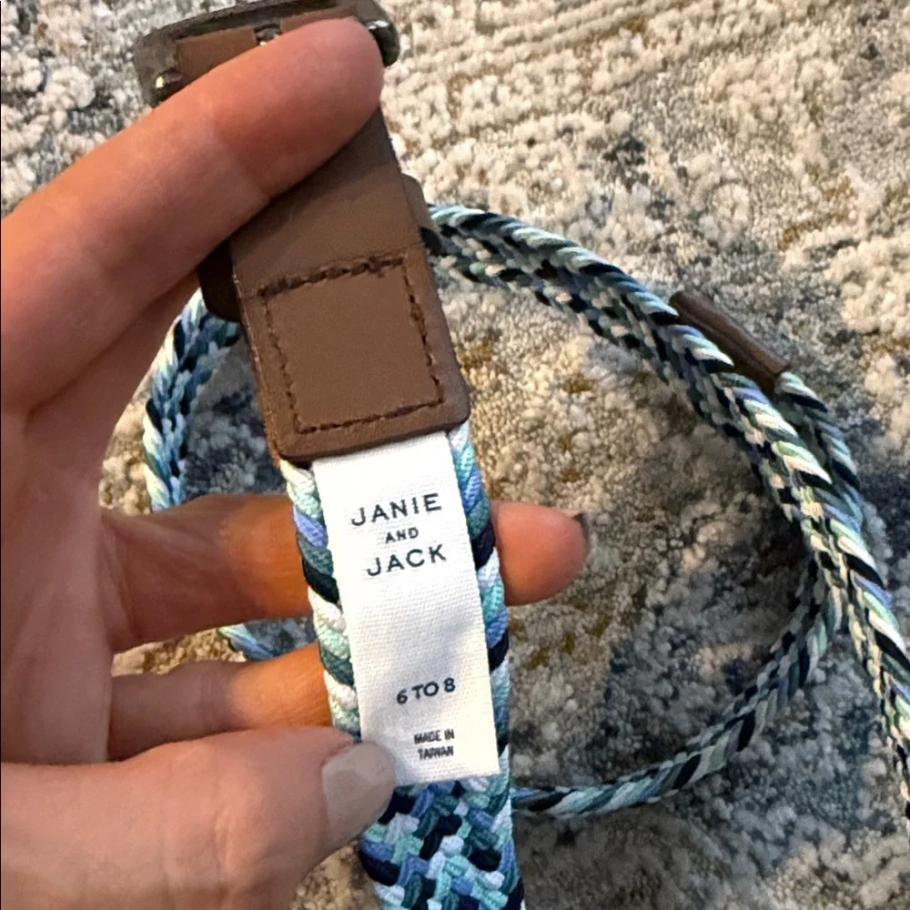 Stylish Brown and Blue belt for your little boy ❤️ size 6 to 8